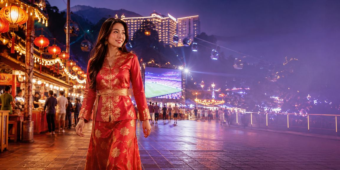 Pertaruhan bola sepak Genting Highlands gaya Melayu Malaysia penuh semangat
